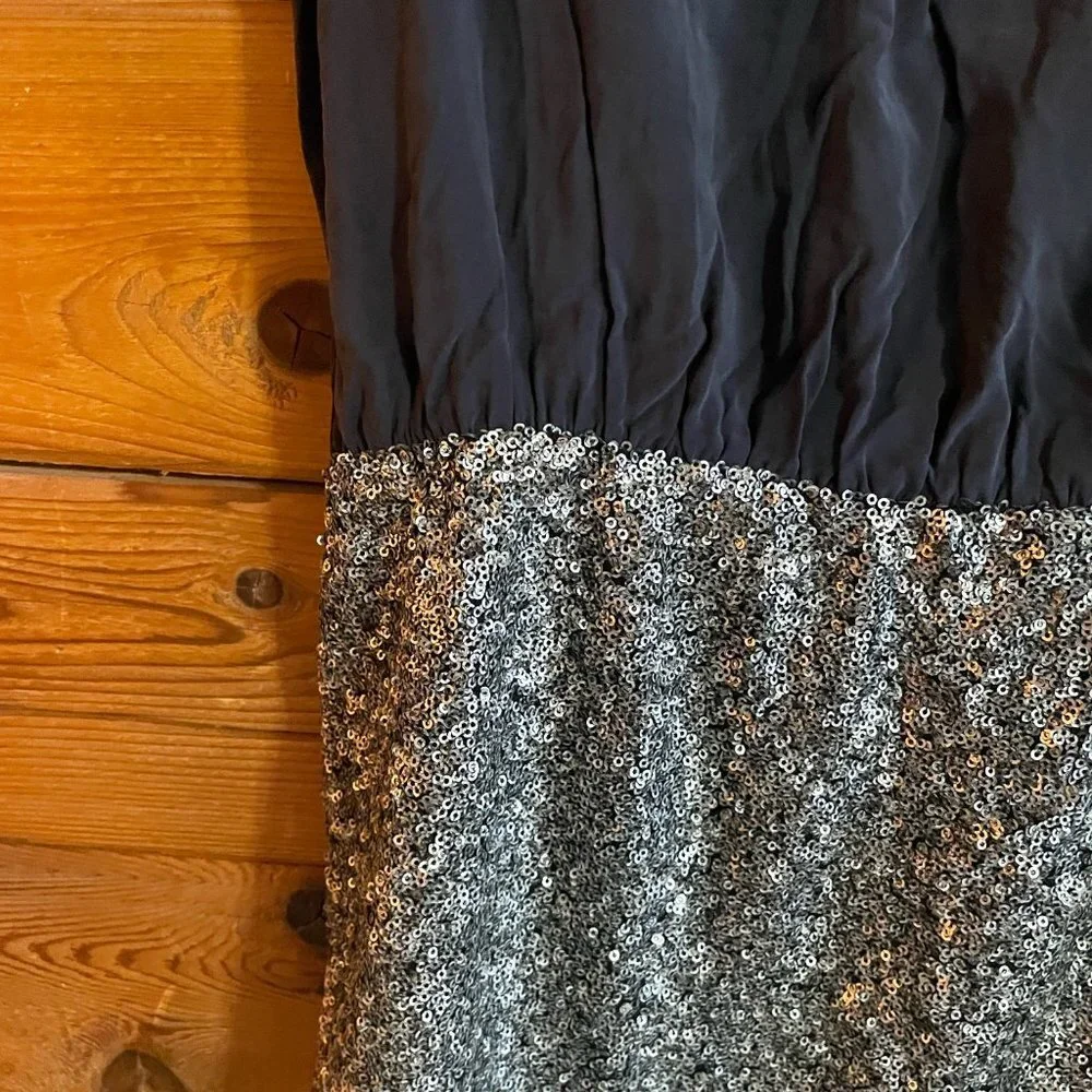 NWT MM Couture By Miss Me Dress Sequin Gray Dress Small - Picture 4 of 6